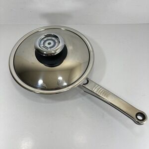 Professional Platinum Fry pan skillet 8"‎ 24 element T304 Stainless Gourmet